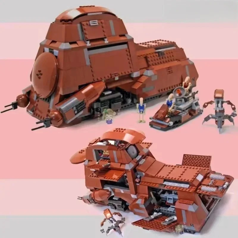 Model Kit Battleship - New MOC Cosmic Warship Transport Tank