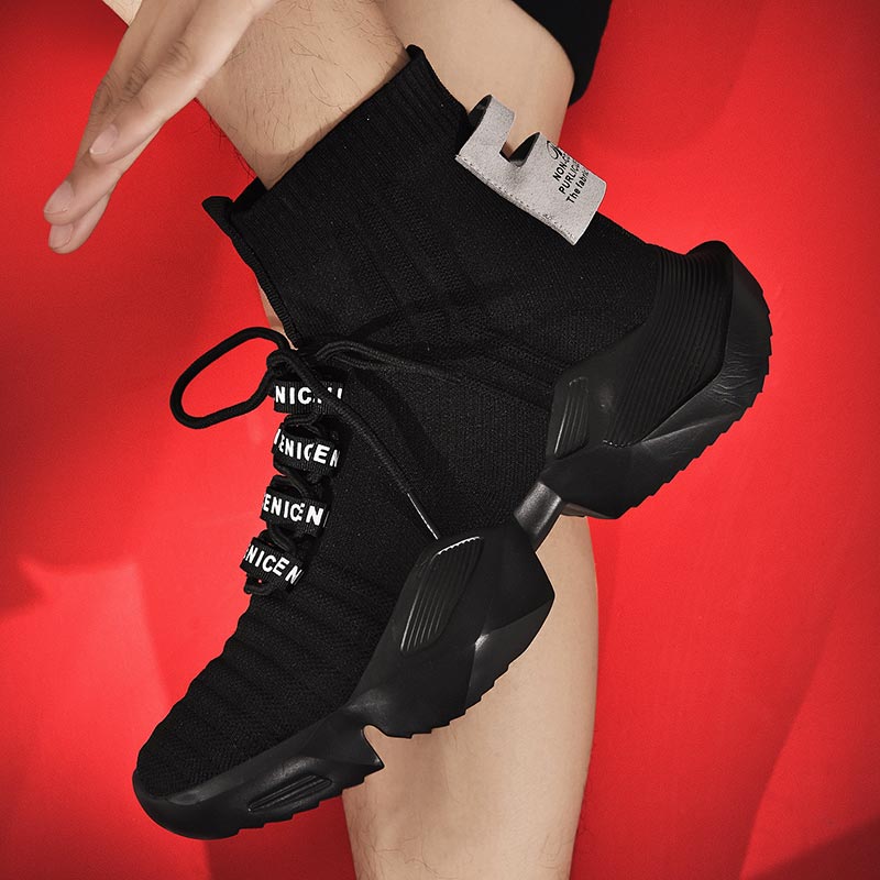 Model Kit Online Store - Plus Size Hightop High-soled Men Sport