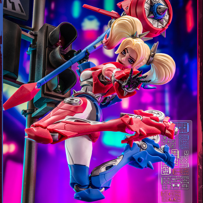 Model Kit Harley Quinn - Genuine Blokees DC Heroes Beyond Version