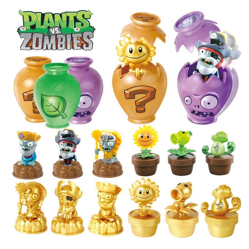 Model Kit Zombie - 12pcs Plants VS Zombies 2 Crock