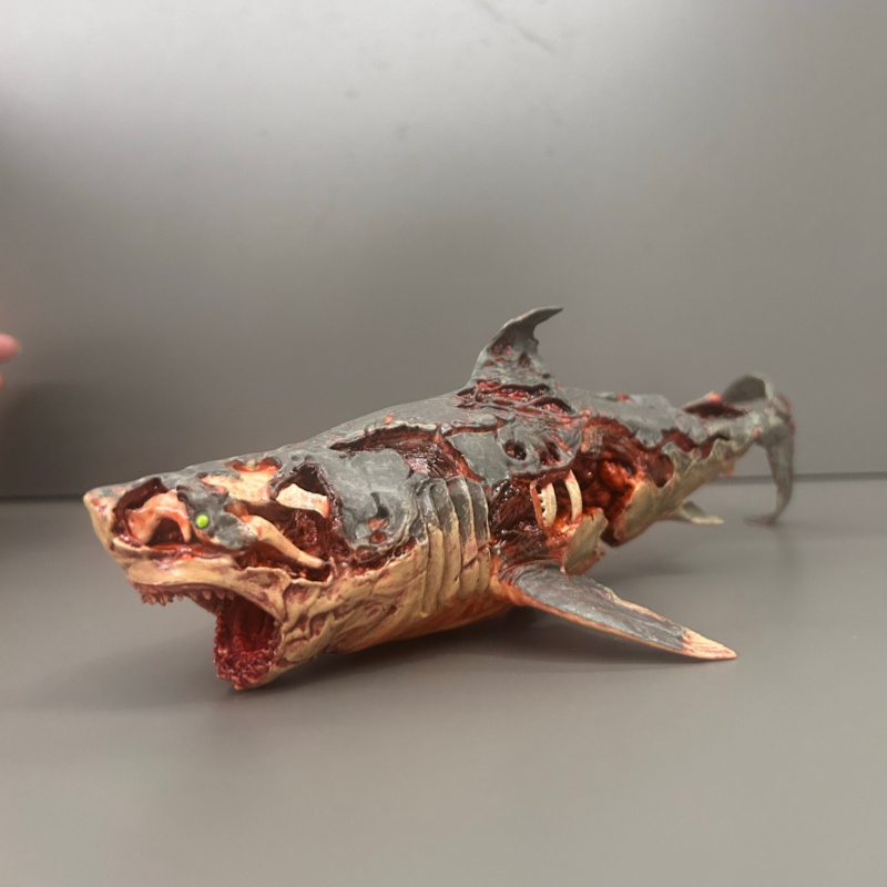Model Kit Zombie - Bulk Cargo Zombie Shark Action Figure