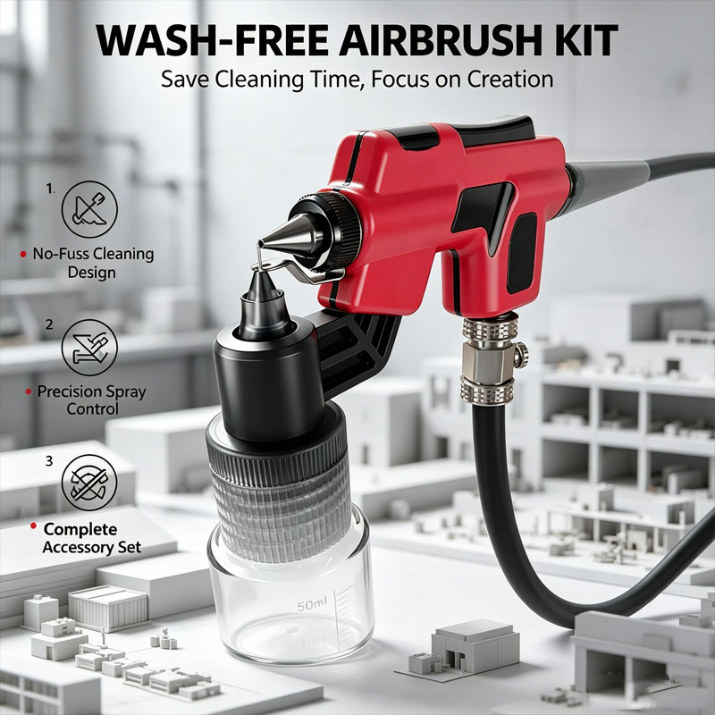Model Kit Markers - DSPIAE PT-AB Wash-Free Airbrush With Marker
