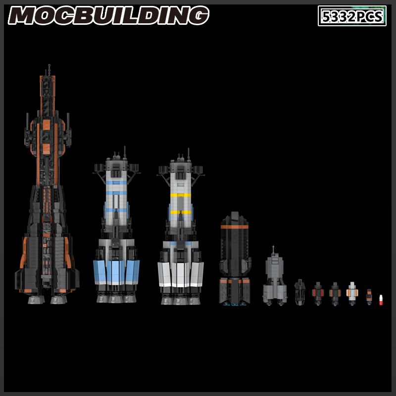 MOC Building Block Space Ship  - Model Kit Battleship のレビューと価格