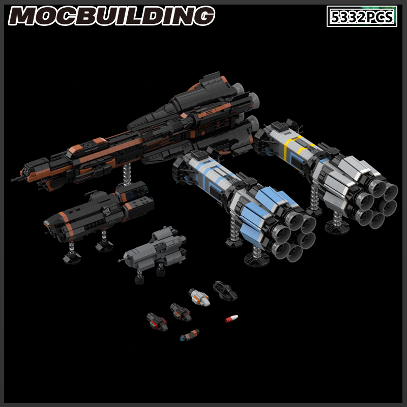 MOC Building Block Space Ship  - Model Kit Battleship のレビューと価格