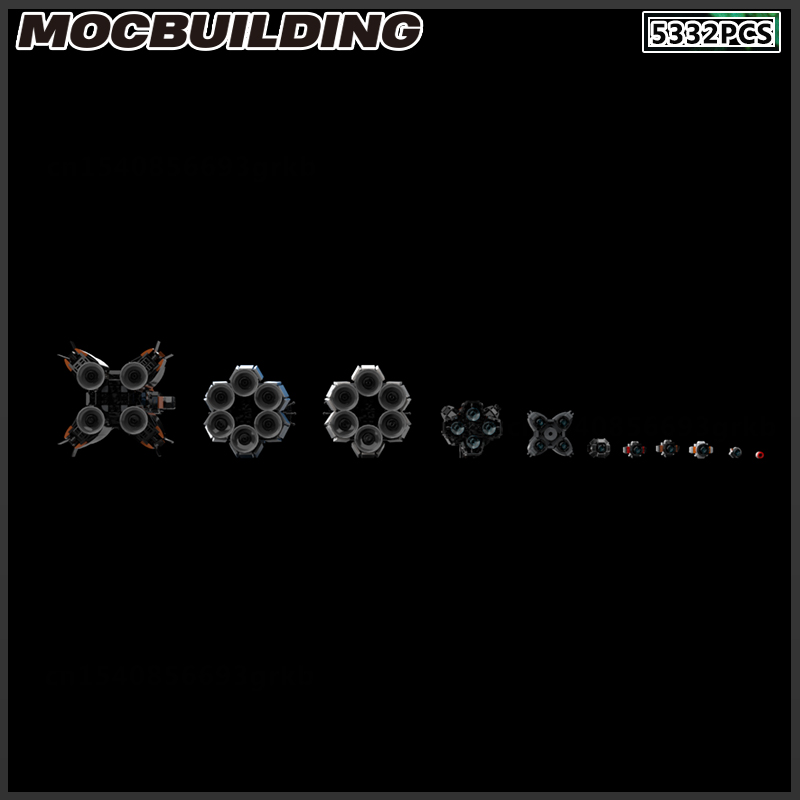 MOC Building Block Space Ship  - Model Kit Battleship のレビューと価格
