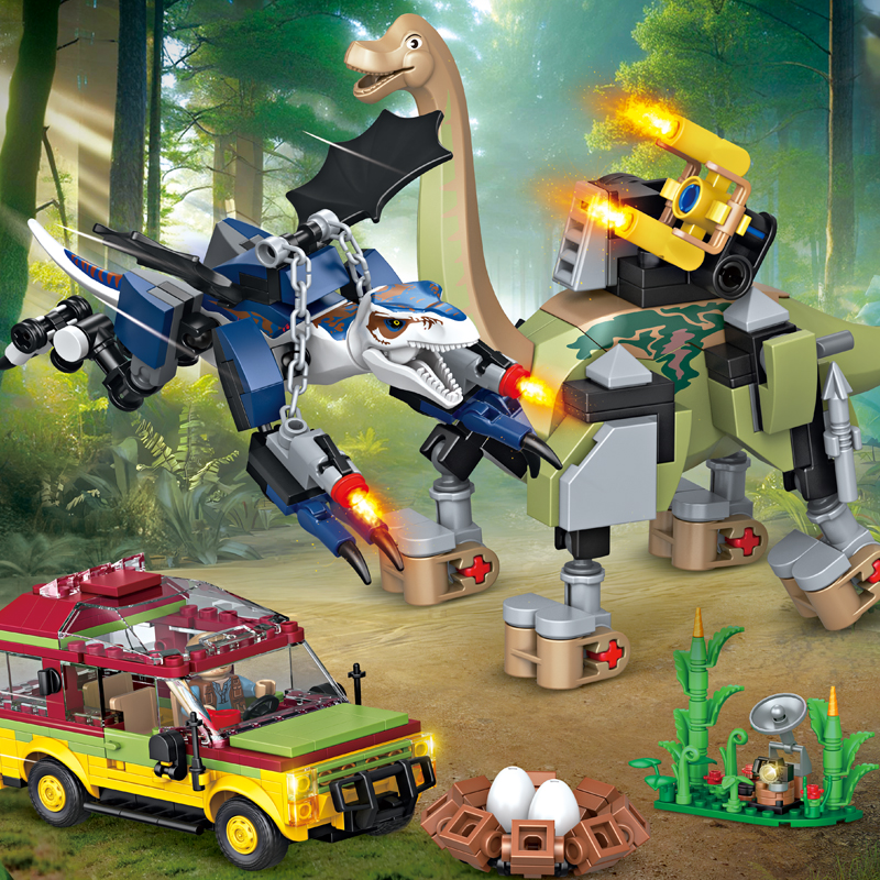 490PCS MOC Jurassic Dinosaur W - Model Kit Jurassic Park のレビューと価格
