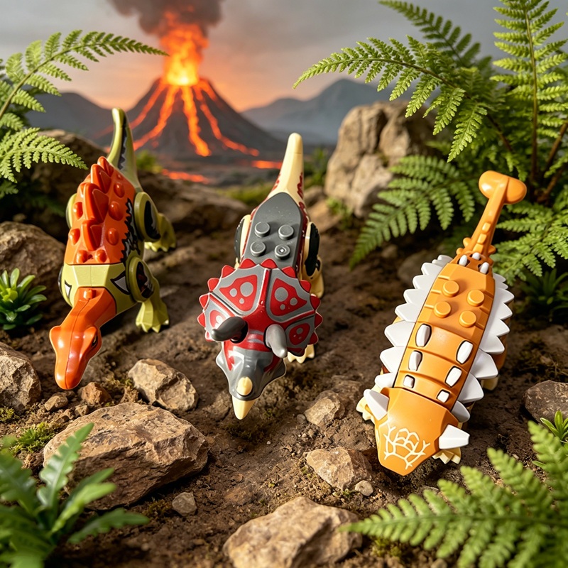 Mini Jurassic Dinosaurs World  - Model Kit Jurassic Park のレビューと価格