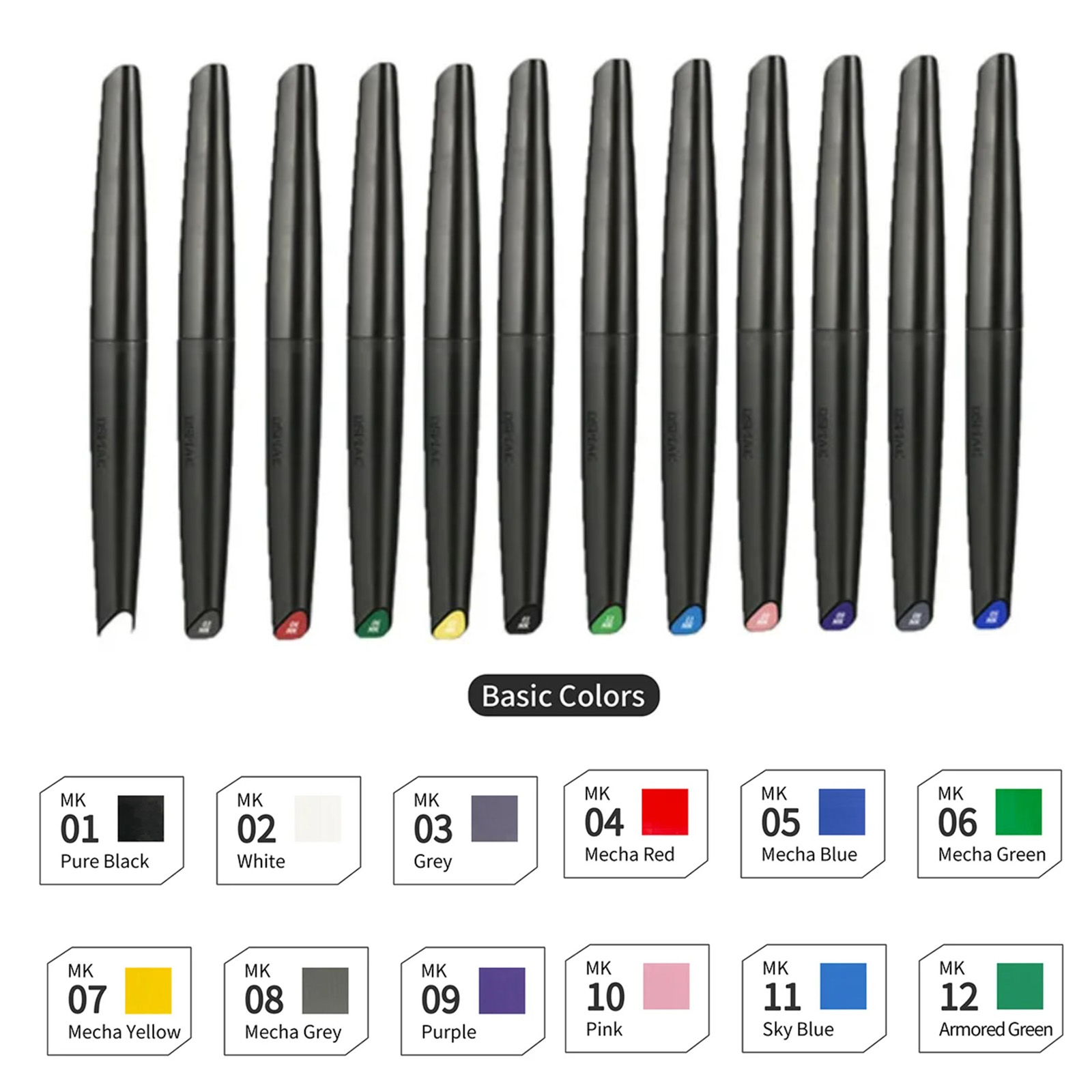 DSPIAE Soft Tip Water-based Ma - Model Kit Markers のレビューと価格
