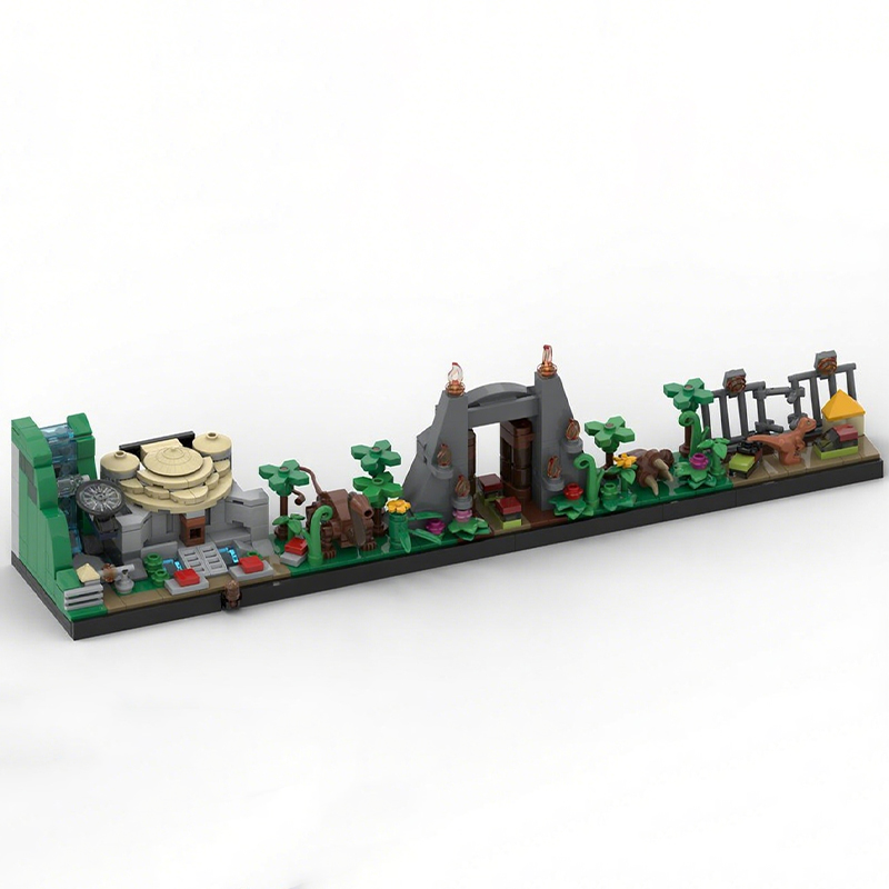443pcs MOC Jurassic Park Skyli - Model Kit Jurassic Park のレビューと価格