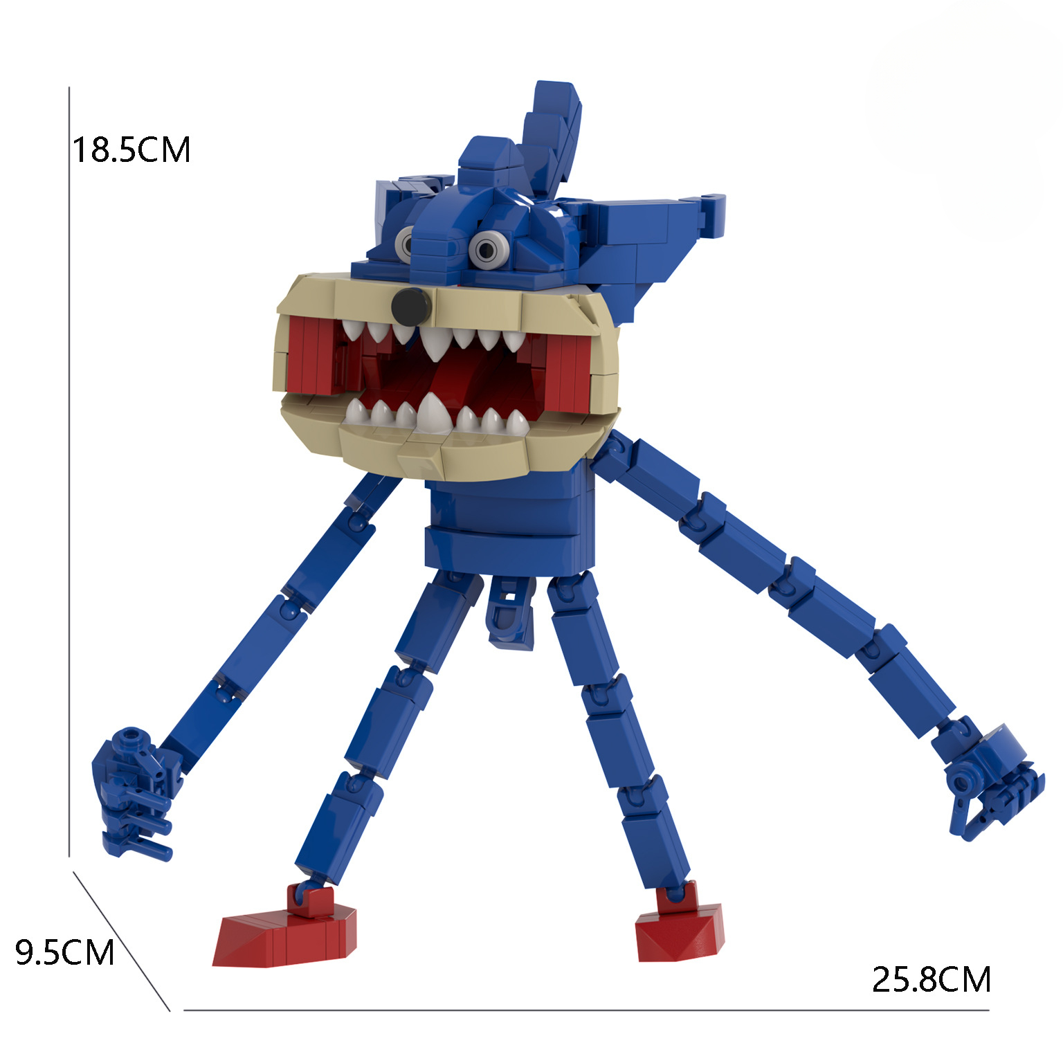 Mutant Blue Miles Tails Prower - Model Kit Sonic のレビューと価格