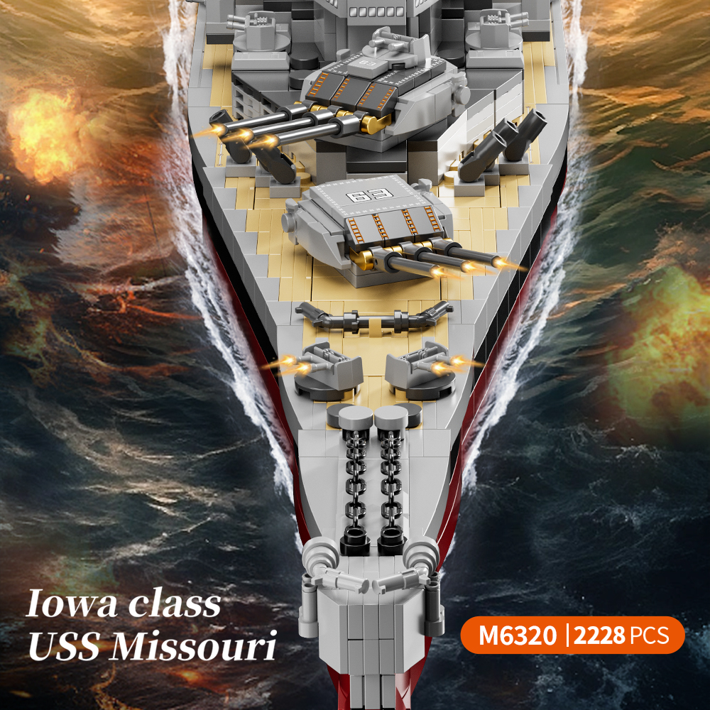 2228PCS USS Missouri battleshi - Model Kit Battleship のレビューと価格