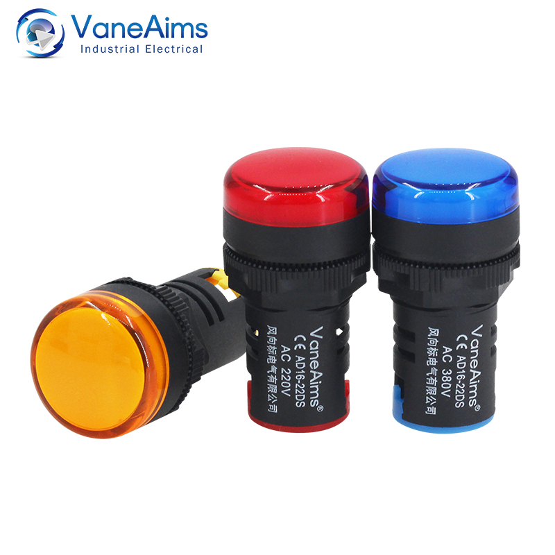10pcs 22mm LED Indicator Light - Panel Line Marker のレビューと価格