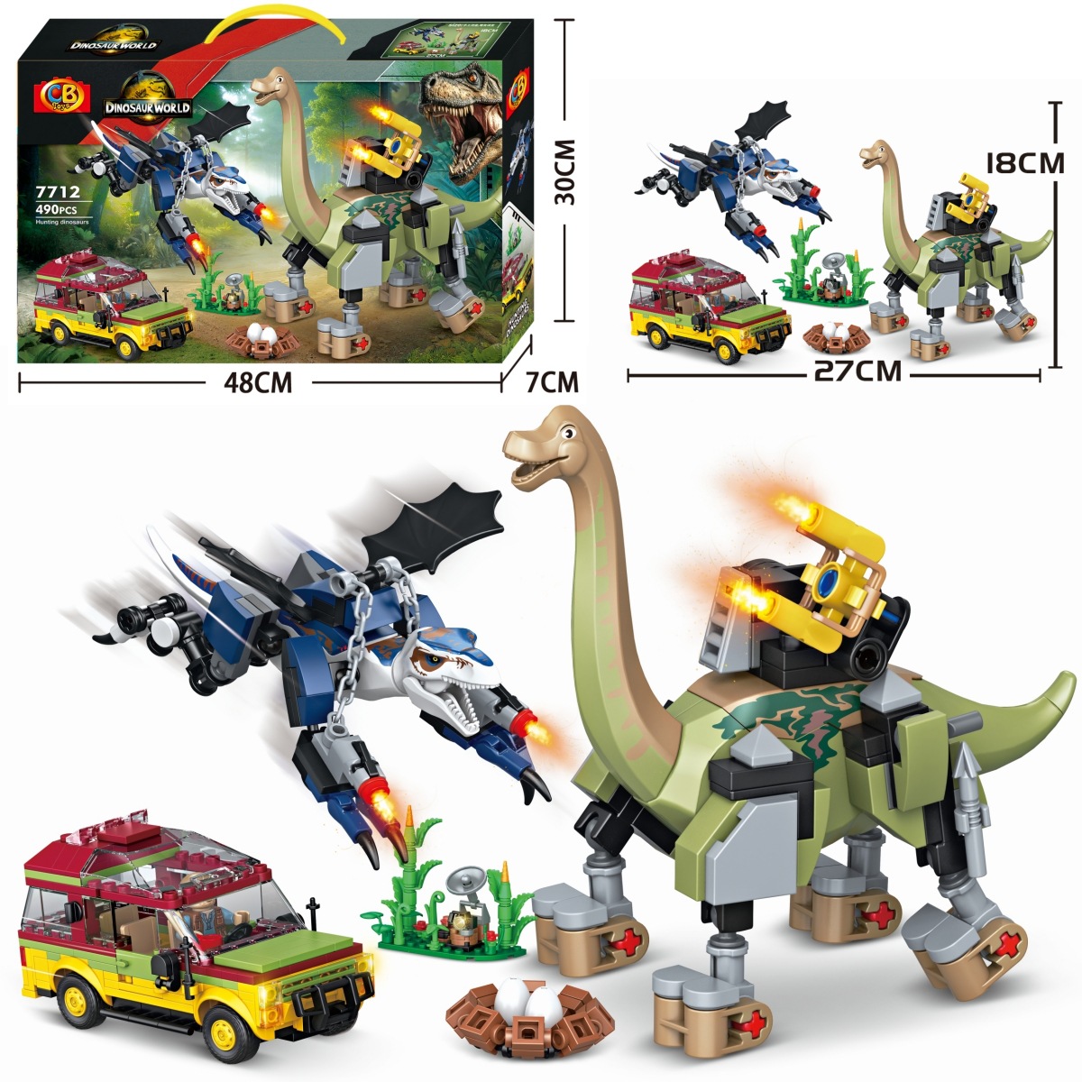 Mechanical Dinosaur Car Buildi - Model Kit Jurassic Park のレビューと価格