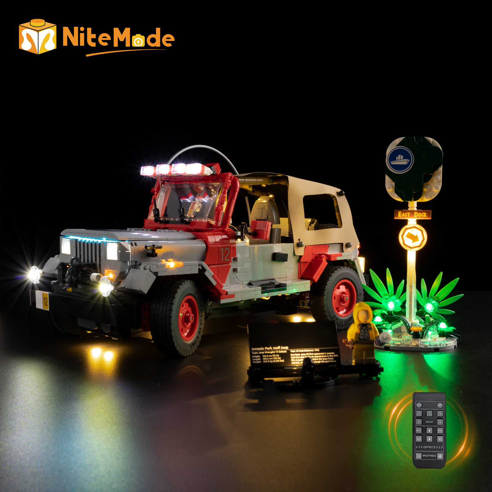 Easylite Led Light Set Suitabl - Model Kit Jurassic Park のレビューと価格