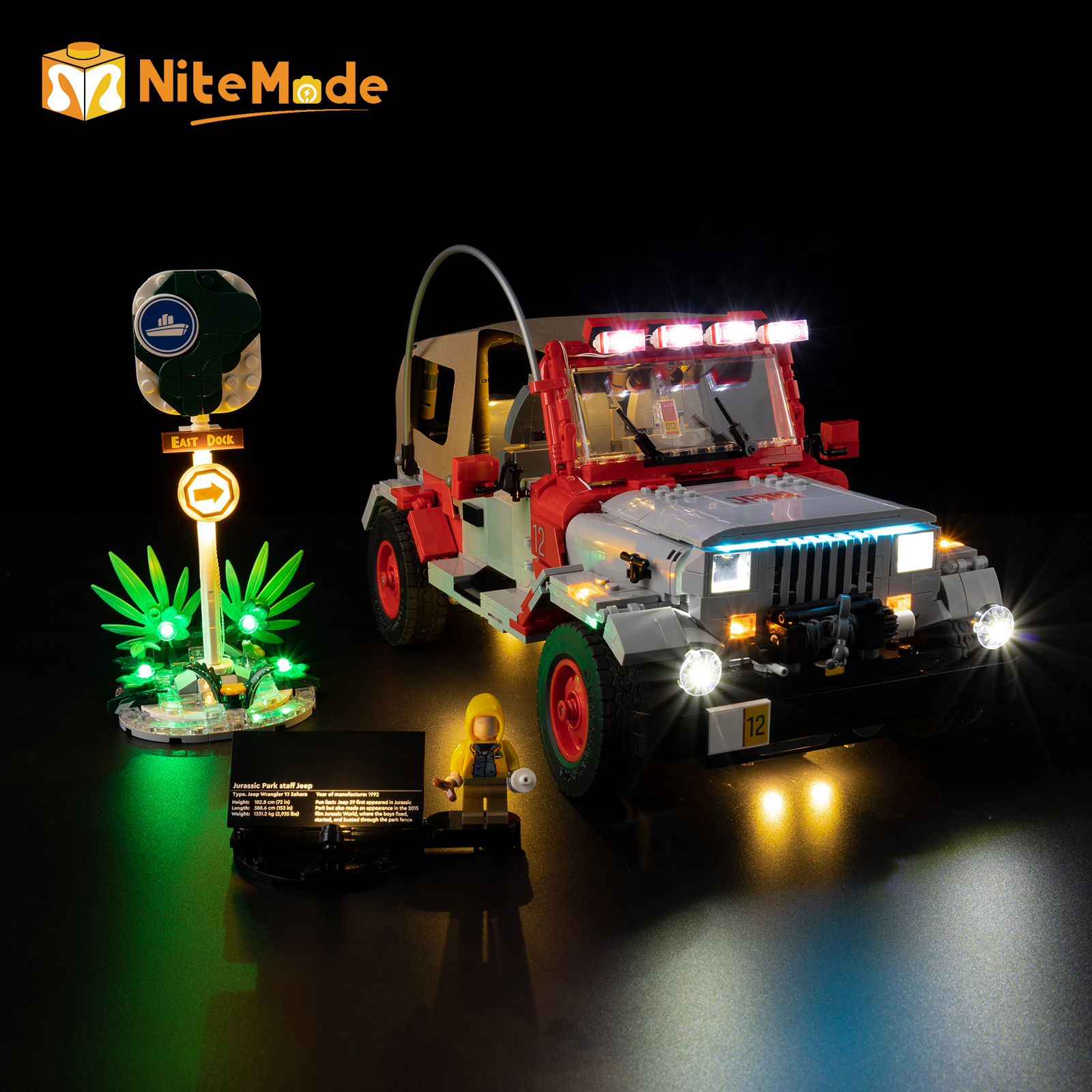 Easylite Led Light Set Suitabl - Model Kit Jurassic Park のレビューと価格