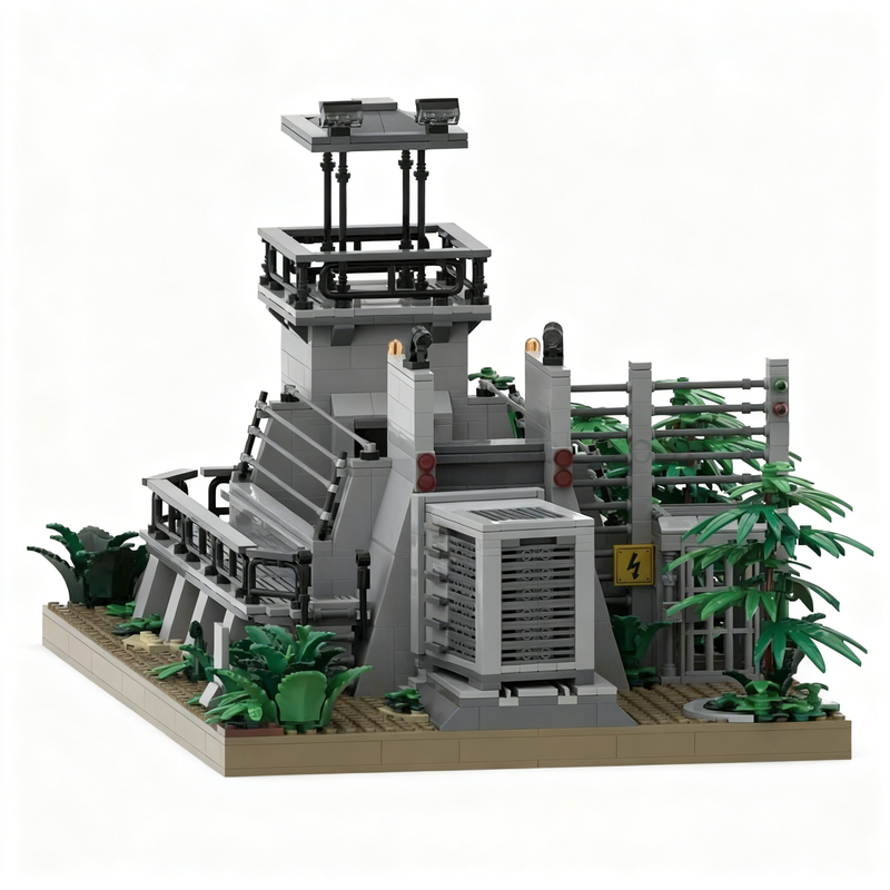 1297pcs MOC Raptor Cage Jurass - Model Kit Jurassic Park のレビューと価格