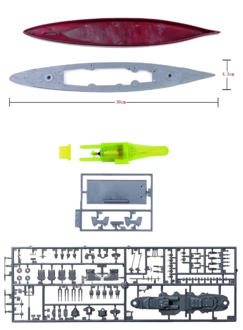 30CM Trumpeter Assemble Model  - Model Kit Battleship のレビューと価格