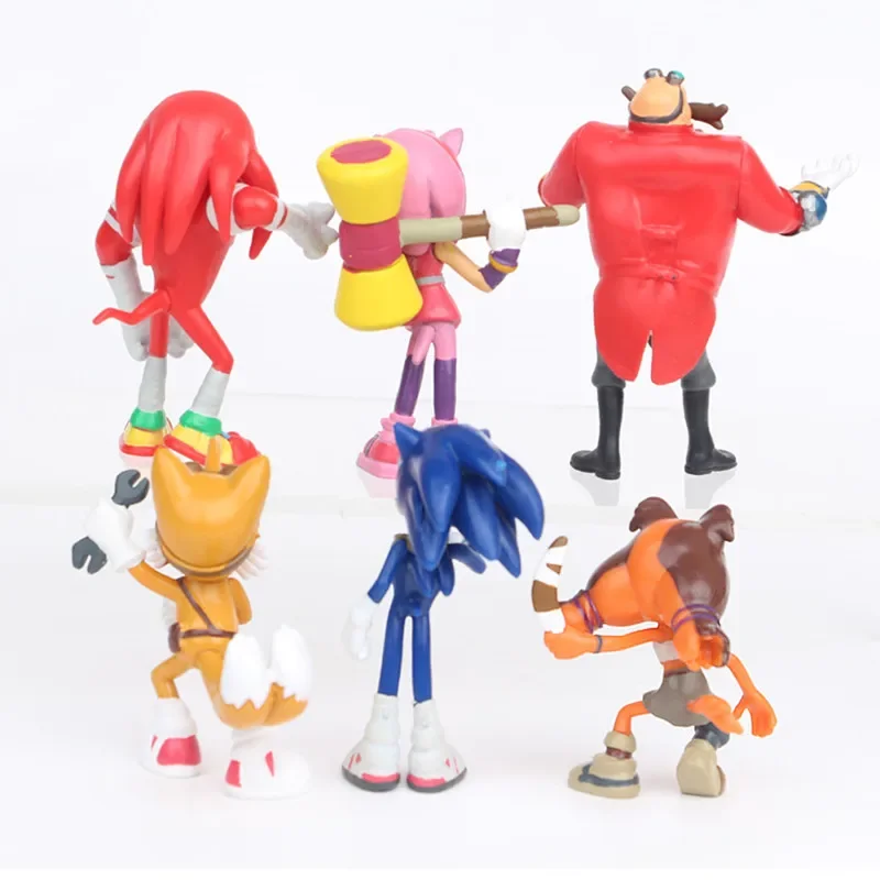 6Pieces/Set Sonic Action Figur - Model Kit Sonic のレビューと価格