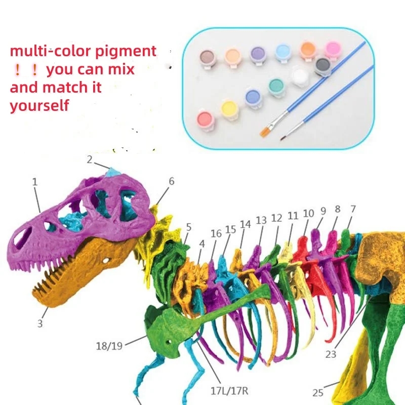 Large DIY Dinosaur Skeleton To - Model Kit Jurassic Park のレビューと価格