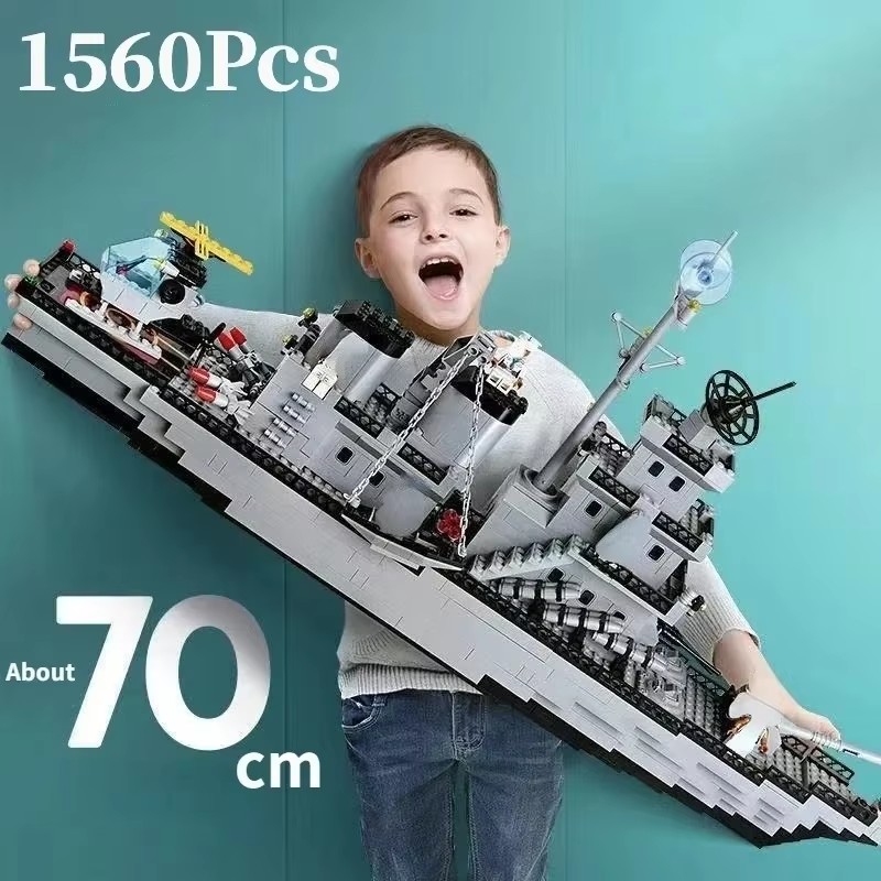 Large size 1560PCS Navy war sh - Model Kit Battleship のレビューと価格