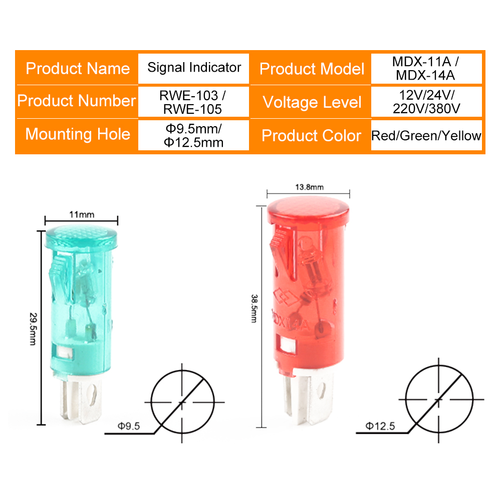 5 PCS Guiding Signal Lamp MDX- - Panel Line Marker のレビューと価格